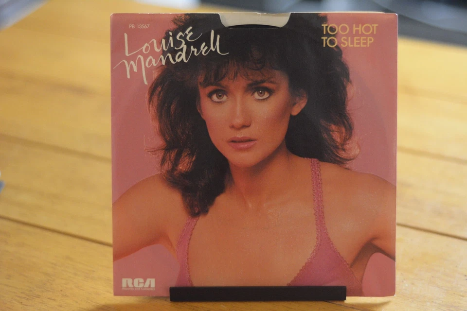 LOUISE MANDRELL "TOO HOT TO SLEEP" 45 RPM 7" VG+ RECORD + PIC SLEEVE [D32-55] - Image 2 of 4