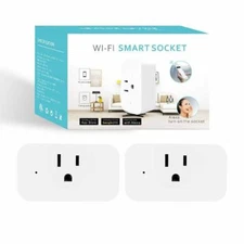 SIPAILING Smart Plug WiFi Mini Socket Compatible with Alexa Google Home, 