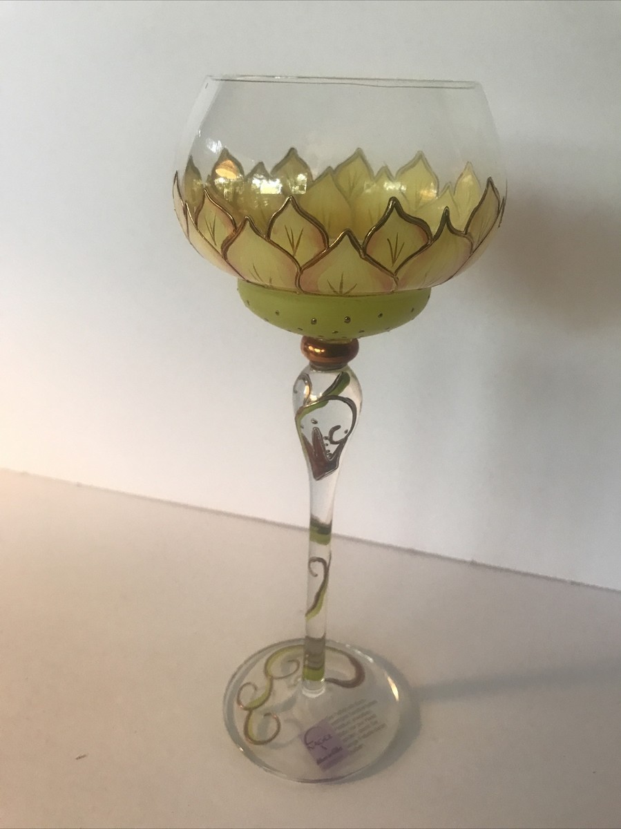RARE: Nagel glass- 100% mouth blown and hand decorated set of 2