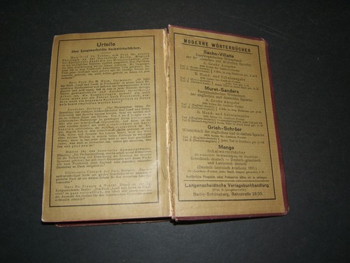 1905 LANGENSCHEIDT TASCHENWORTERBUCH HEBRAISCHEN UND DEUTSCHEN SPRACHE - Picture 6 of 6