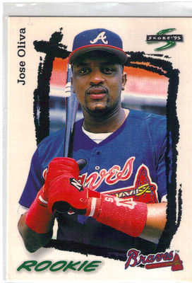 1995 Score Jose Oliva #295 Atlanta Braves Baseball Card | eBay