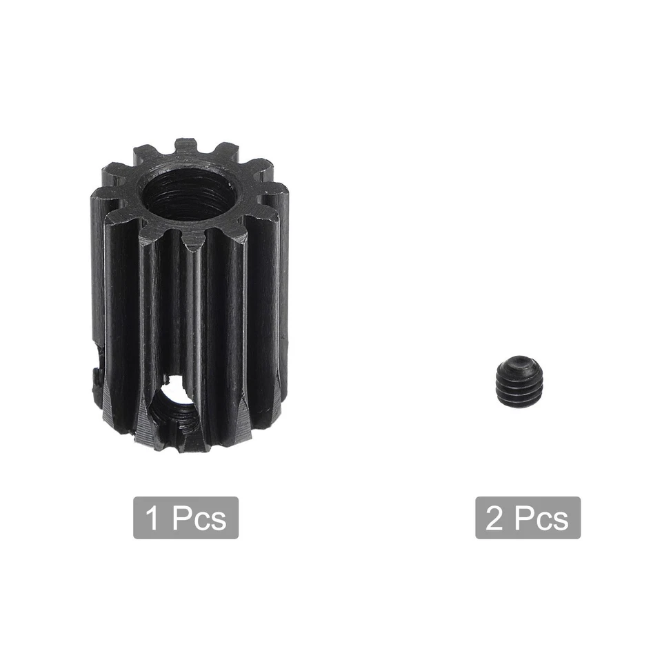 6,35mm Blende 12T Modul 1 15 # Stahl Spur Differential Ritzel Motor Getriebe - Bild 4 von 4