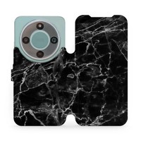 HandyhüLle Mit Klappe FüR Honor Magic8 Lite Mobiwear Case Flip Cover Schwarz
