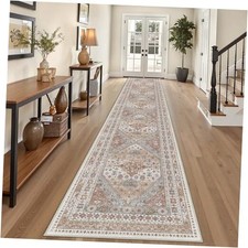 3x18 Runner Rug for Hallway, Non-Slip Long Kitchen Mats for Floor, Vintage 