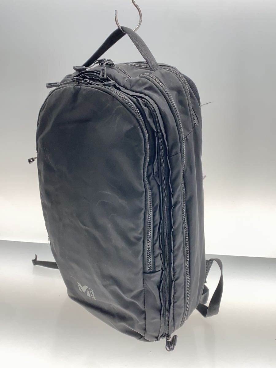 MILLET Backpack Nylon Black Solid Color MIS0696 - image 2