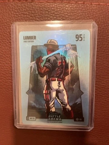 2026 Bo Jackson Battle Arena Lumber (James Wood) Ice Blue Battlefoil #BBF-121