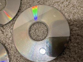 Lot of 4 SEGA Saturn Games & 1 PS1 DISC ONLY SCRATCHED UNTESTED