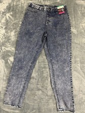 No Boundaries Womens Super High Rise Curvy Jeggings XL 15-17 Acid Wash NWT