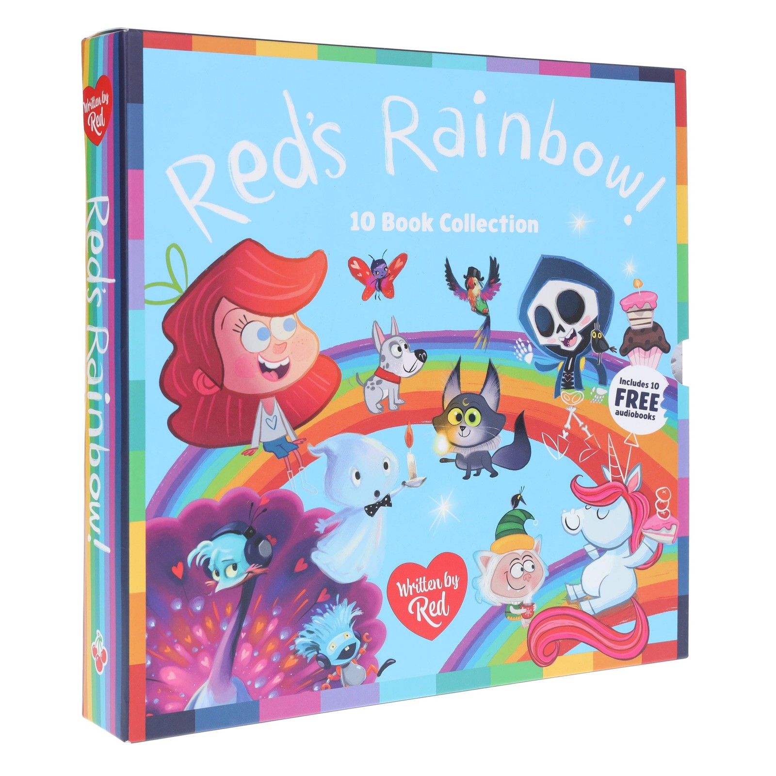 Red's Rainbow Collection Illustrated 10 Books Box Set - Ages 3+ - Paperback