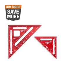 Milwaukee 7 in. Rafter Square and 4-1/2 in. A...