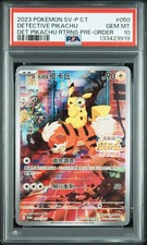 2023 POKEMON TRADITIONAL CHINESE SV-P PROMO #050 DETECTIVE PIKACHU PSA 10 on eBay
