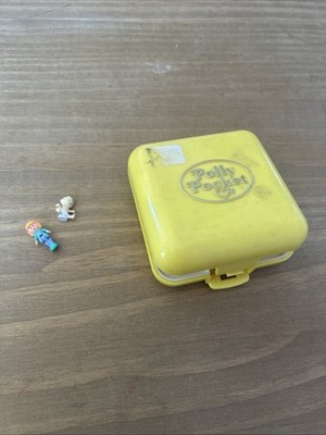 1989 Polly Pocket Midge s Play School Yellow Compact Bluebird Vintage 