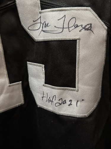 TOM FLORES Oakland Raiders signed Jersey HOF 2021 ICEMAN Beckett - Picture 11 of 14