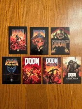 DOOM fridge magnets     Classic games gamer stuff locker decor demons fandom