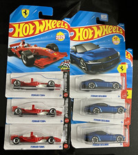 Hot Wheels Ferrari Lot of 6 1:64 Diecast Unopened F2004 12Cilindri