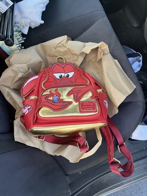 Loungefly Disney Mulan 25th Anniversary Mushu Glitter Cosplay Mini Backpack