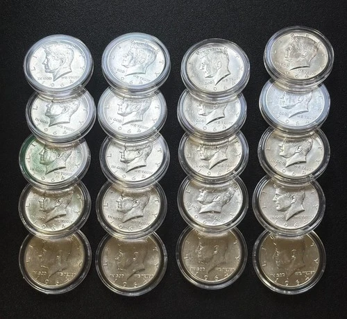 New Lower Price. Roll of 20 1964D BU Kennedy Half Dollars