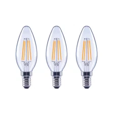 60-Watt Equivalent B11 Dimmable Candelabra ENERGY STAR Clear Glass LED Vintage E