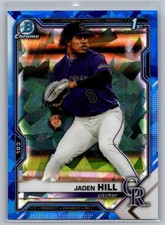 2021 Bowman Draft Sapphire Edition #BDC-142 Jaden Hill