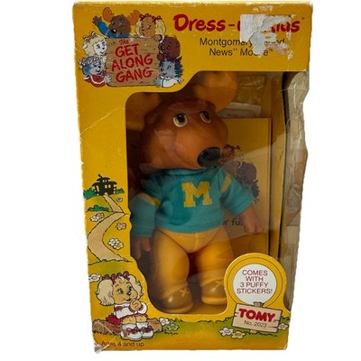 The Get Along Gang Montgomery ''Good News'' Moose Dress Up by Tomy 1984 W/Box