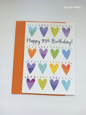 Happy 95th Birthday Card -Wishing You a Birthday Filled with Happiness 95
