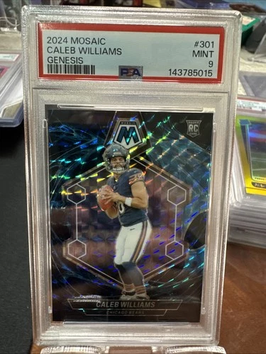 2024 Panini Mosaic  Caleb Williams Genesis Mosaic Prizm (RC) SSP Case Hit PSA 9