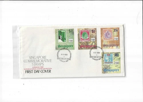 Singapore Year 1980 London International Stamp Exhibition FDC
