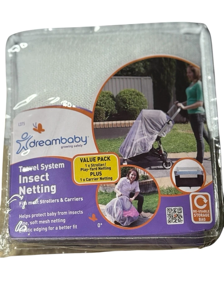 Dreambaby Red Cochecito Asiento de Coche-Infante Insectos-Protección Insectos Cubierta Cama Mantener Seguro Foto 4 de 4