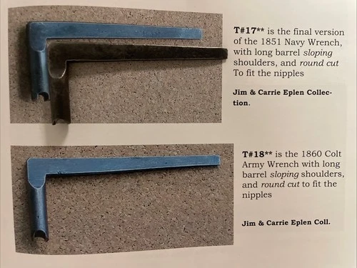 Civil War Colt’s Patent 1851 Navy Revolver Barrel L-Shaped Combination Wrench
