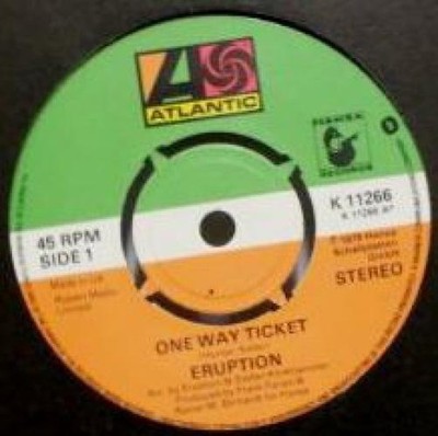 Eruption - One Way Ticket (7'') (Very Good (VG)) - 3884027218 SEV18