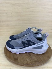 Salomon Elixir Activ GTX Gray Athletic Hiking Shoes Womens Size 7.5
