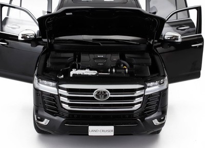 LCD-Model 1/18 Toyota Land Cruiser 300-ZX 2024 Black LCD18013-ZX