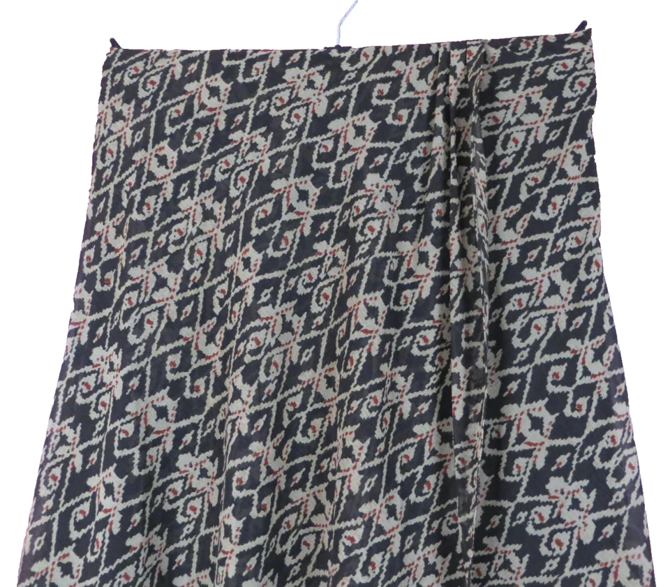 SK14534- CHAPS Mujer Poliéster Envolvente Falda Geométrica Forrada Multicolor Talla 12 Foto 3 de 4