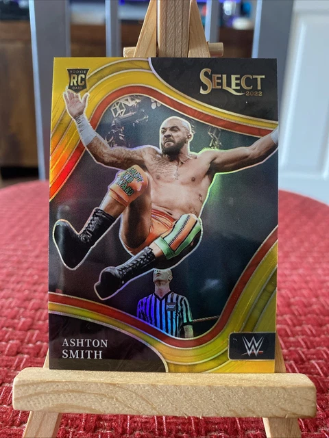 2022 Panini Select WWE Ashton Smith RC Ringside GOLD /10