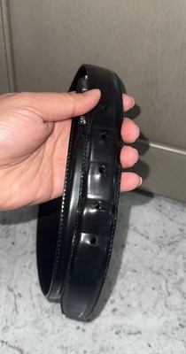 Salvatore Ferragamo Black Leather Women’s Belt with Silver Hardware AUTHENTIC Salvatore Ferragamo Black Leather Women main image 4