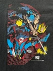Vintage 1997 Wolverine Marvel Comics Adam Kubert Art T Shirt XL Black X-Men