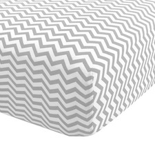 Fitted Cotton Crib Sheets for Standard Mattress - Ultra Soft Baby Bedding