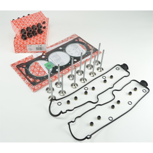 Elring Zylinderkopfdichtung + Bolzen + Vdd + Ventile Omega B 3,0 V6 1 Bank-image