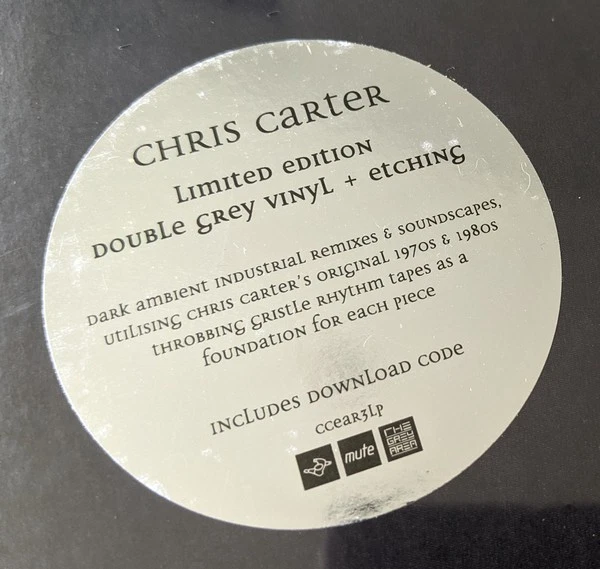 CHRIS CARTER [CTI] "ELECTRONIC AMBIENT REMIXES THREE 2 x LP GREY VINYL + ETCHING - Image 2 of 4