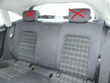 Audi A5 8T siège Sportback siège arrière banquette arrière arrière 3 points cein