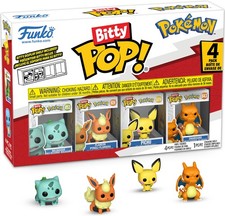 Pokémon - Bisasam Flamara Pichu Glurak Bitty Pop! Funko