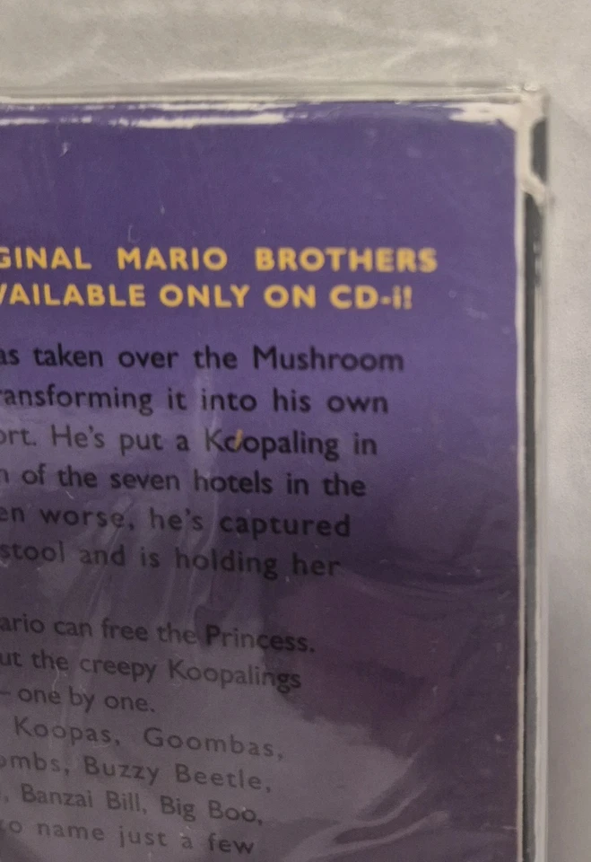 Hotel Mario (Philips CD-i, 1994) Brand New Sealed.  - Image 3 of 4