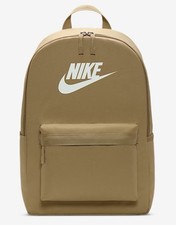 Nike Heritage Backpack School Book Laptop Bag Unisex DC4244 297 Beige White
