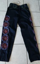NWT Vtg Wms Porter Wagoner  Rockmount Ranch Wear Western Pants Embroidered Rare