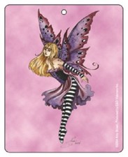 Amy Brown Purple Fairy Art Image Air Freshener NEW UNUSED SEALED