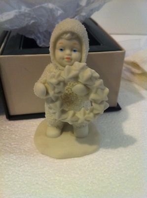 SNOWBABIES: DEPT 56: I MADE THIS JUST FOR YOU: WREATH & FREE X-MAS CD