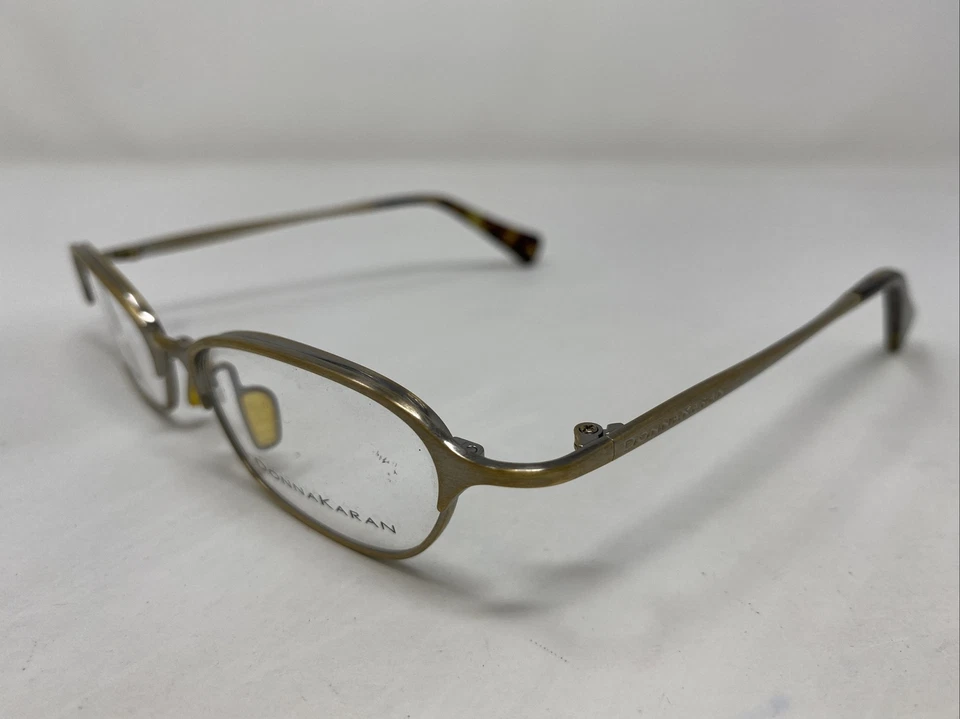 Marco de gafas Donna Karan 8610 718 49-16-135 dorado antiguo Japón borde completo QS11 Foto 2 de 4