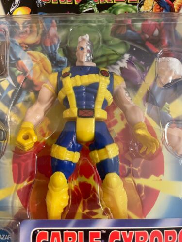 "Figura de acción ToyBiz Marvel Universe 1996 cable cyborg 5,5" nueva" de colección - Imagen 2 de 9
