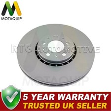 Motaquip Front 1x Brake Disc Fits Volvo XC90 2002-2014 #2 31400893 31262489