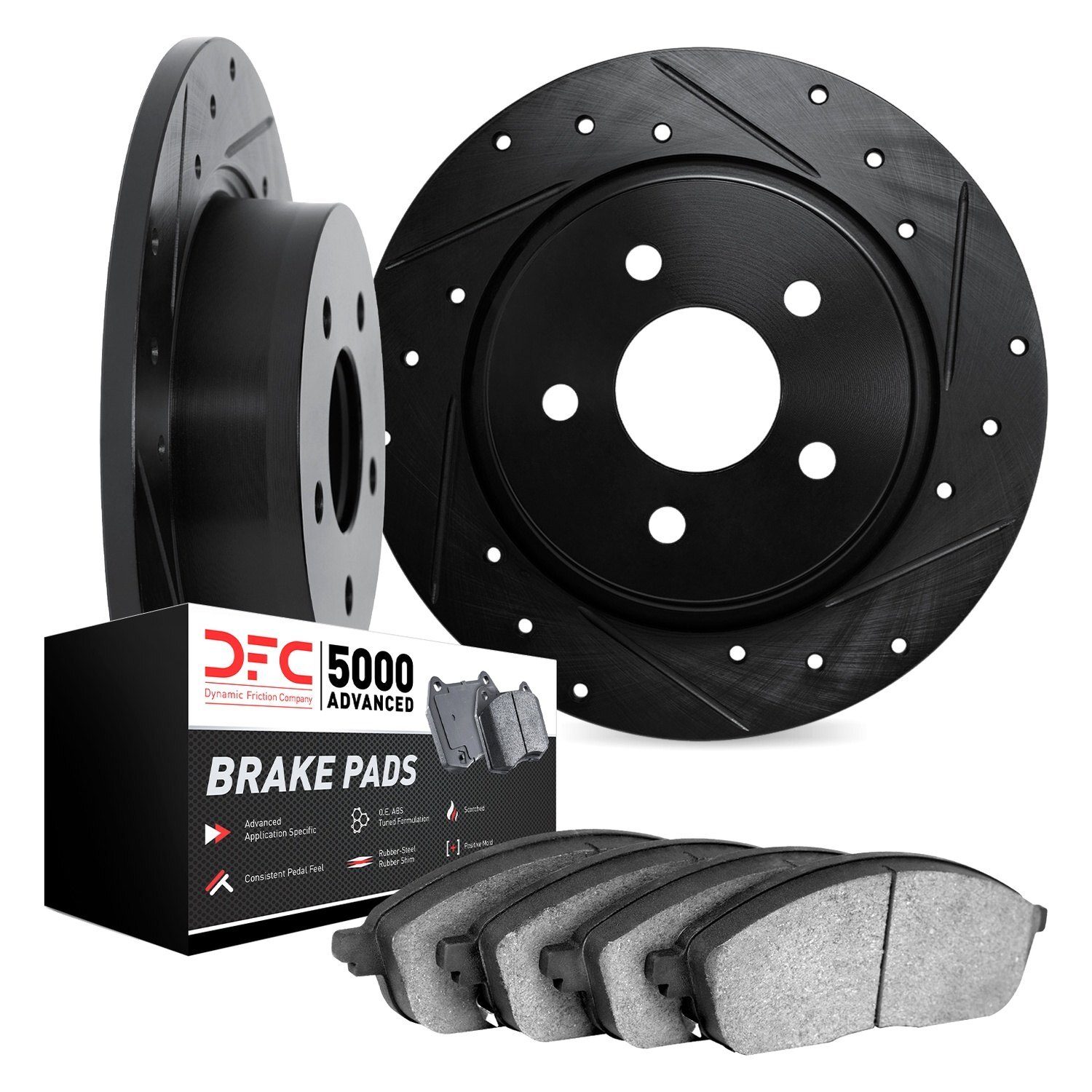 For BMW Z3 96-98 DFC 8502-31036 PRO-KIT 5000 Drilled & Slotted Front Brake Kit